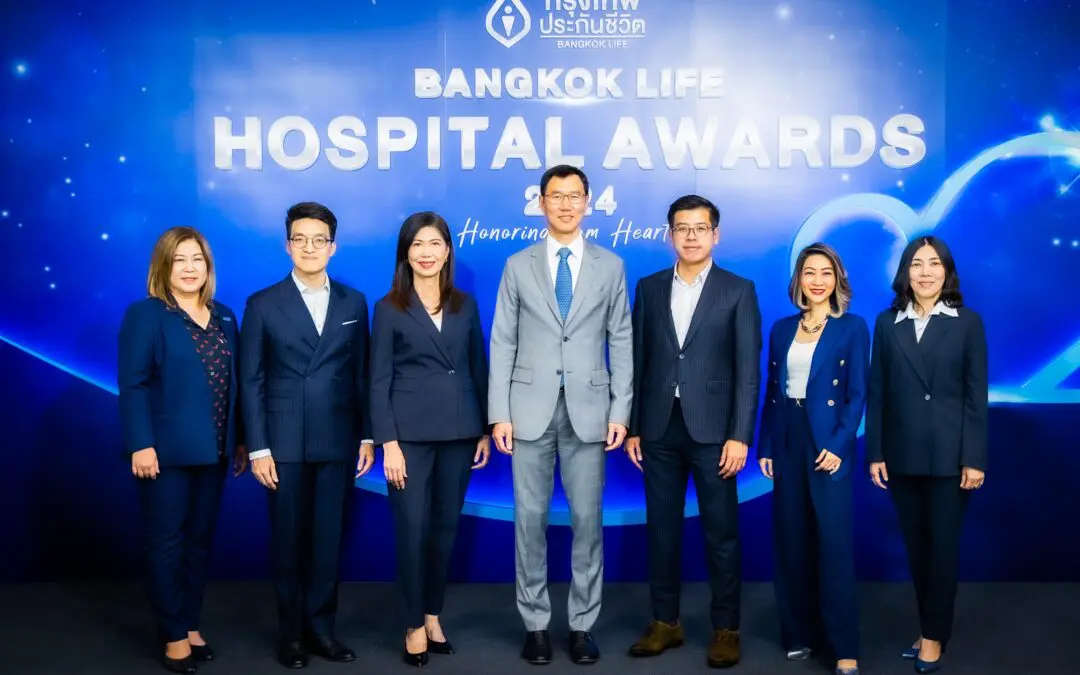 กรุงเทพประกันชีวิต จัดพิธีมอบรางวัล Bangkok Life Hospital Awards 2024   ประกาศเกียรติคุณโรงพยาบาลพันธมิตร มุ่งสู่ความเป็นเลิศด้านความใส่ใจการรักษาและบริการ