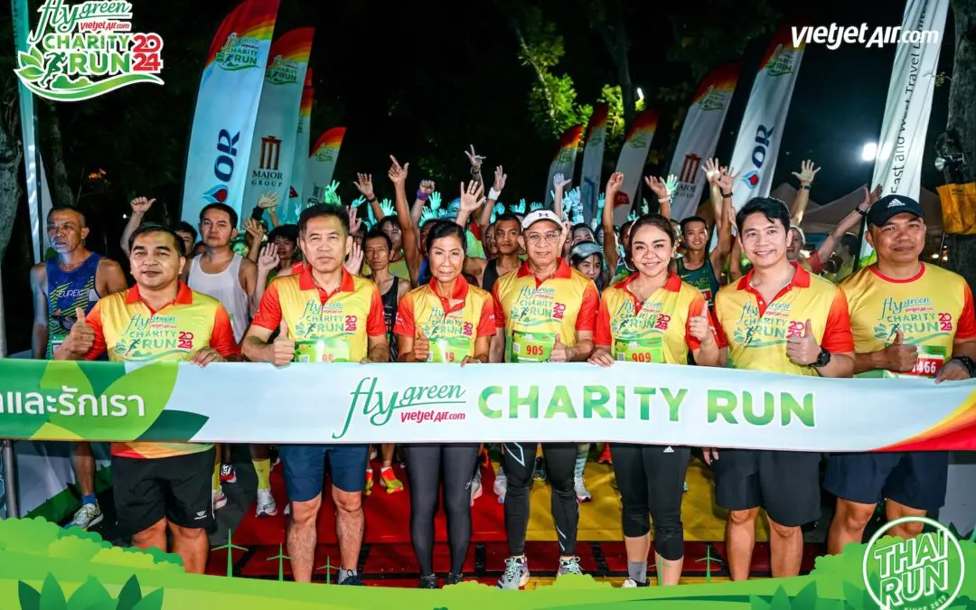 เวียตเจ็ทไทยแลนด์จัดงานวิ่งการกุศล ‘Fly Green Charity Run 2024’  รวมพลังนักวิ่งรักษ์โลกกว่า 1,500 คน